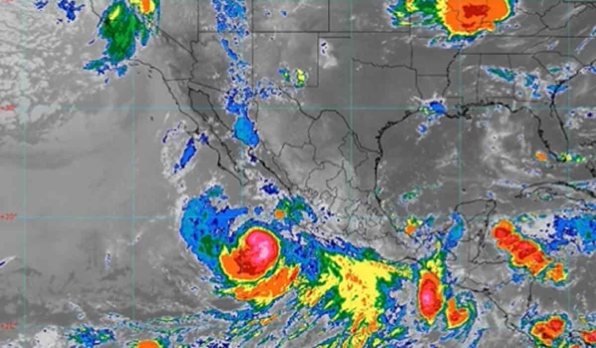 Tormenta tropical 'Celia' se desarrolla en el océano Pacífico