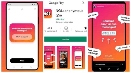 App del d a NGL.LINK mensajes an nimos en Instagram Es segura