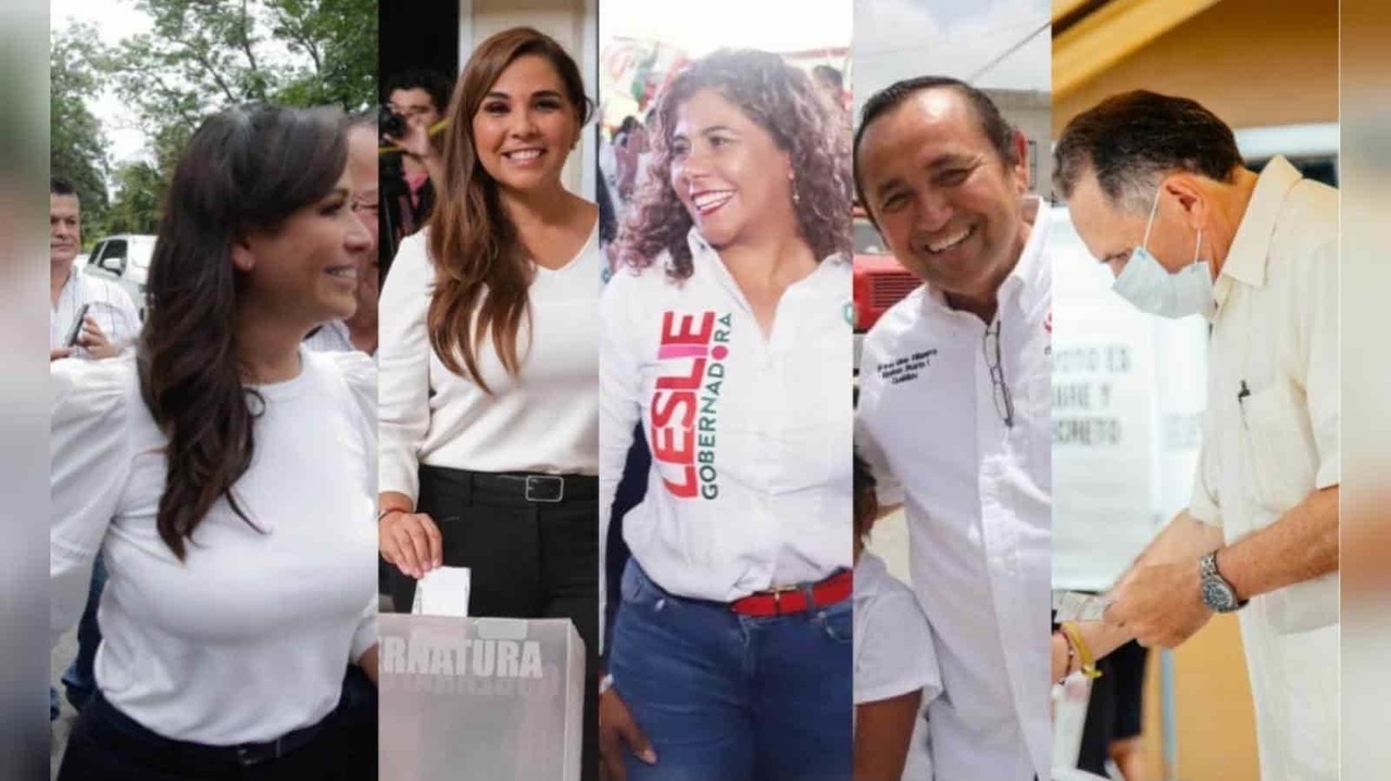 Candidatos al gobierno de Quintana Roo emiten voto en una jornada tranquila
