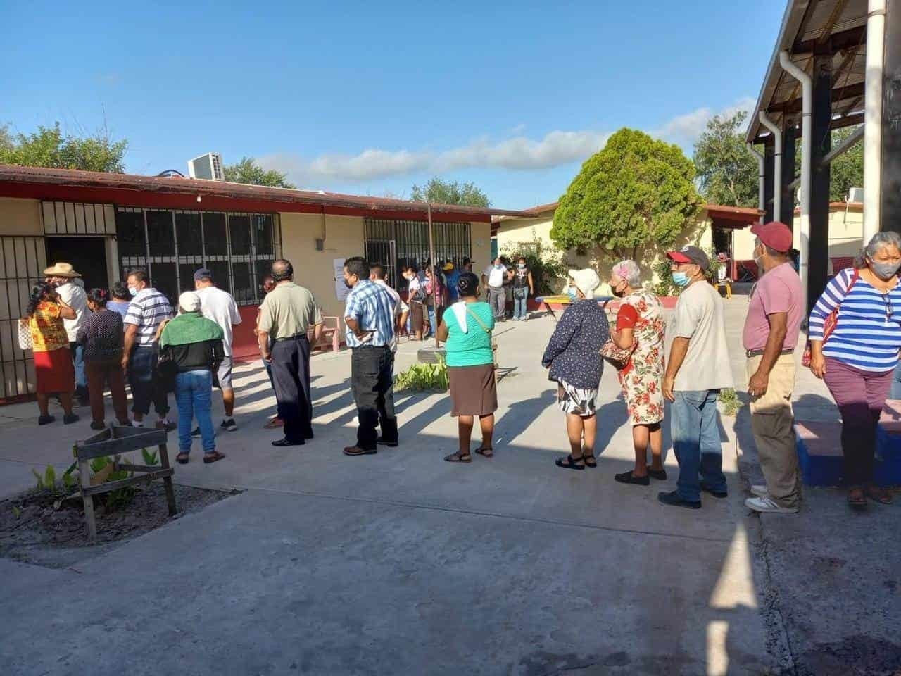 Con retraso en apertura de casillas, inician las votaciones en Matamoros 