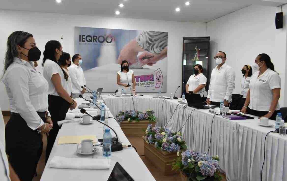 Instala IEQROO Sesión Permanente por jornada electoral