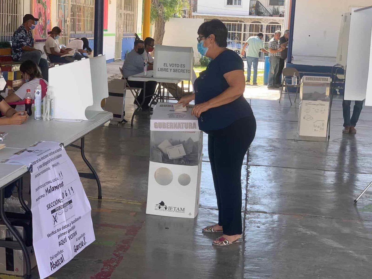 Avanza elección con poca afluencia de votantes en Matamoros