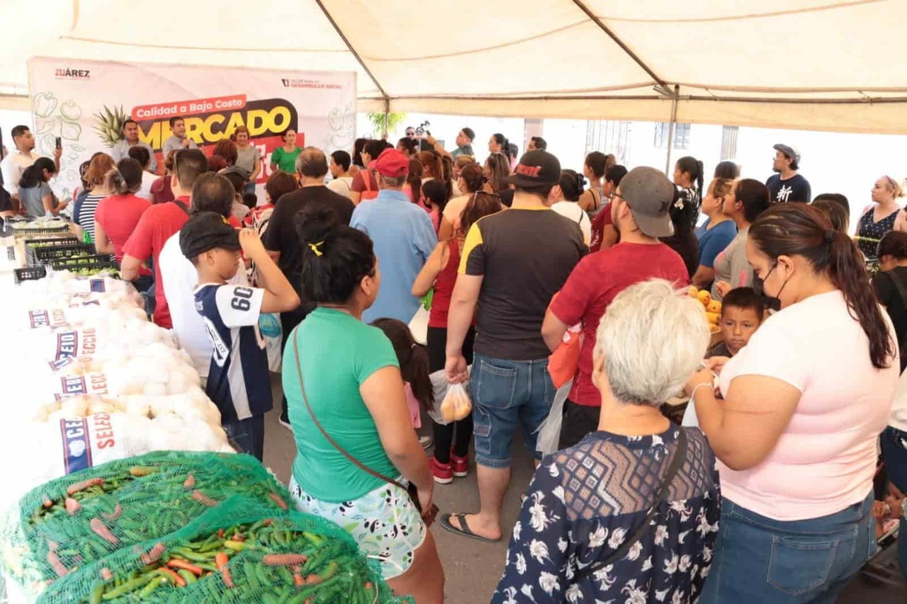 Llega el Mercado para la Gente a más de 50 colonias de Juárez