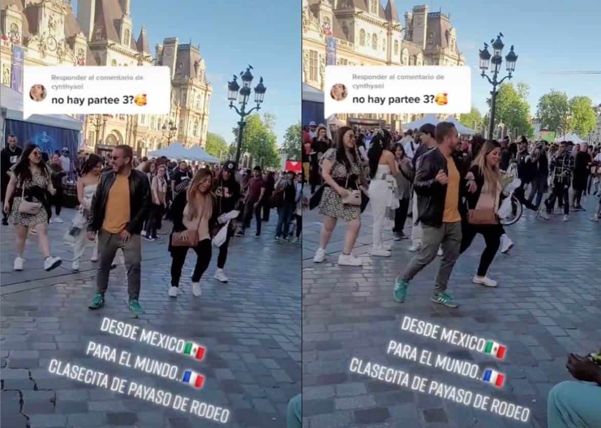 Así bailó un grupo de mexicanos 'Payaso de Rodeo' en París, Francia