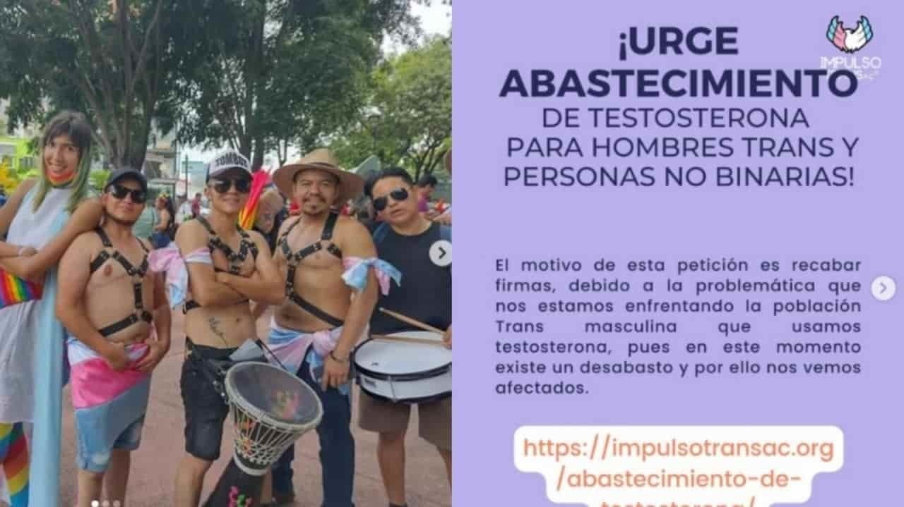 Hombres trans denuncian desabasto de testosterona en IMSS de Nuevo León