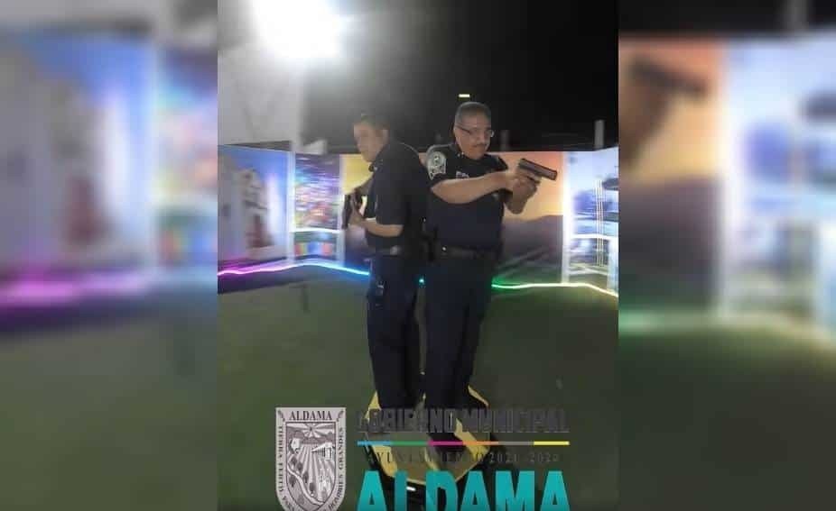 ¡Para servir y posar! Viralizan video 360 de policías en Chihuahua