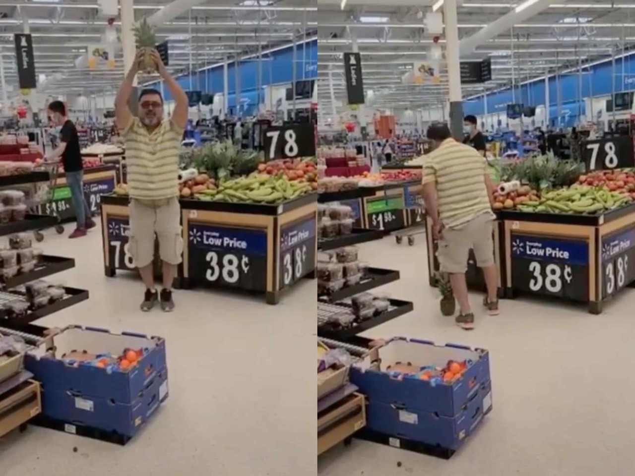 Hombre se vuelve viral por celebrar la Guelaguetza... ¡en un Walmart de EU