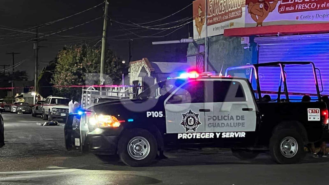Pistoleros persiguen y asesinan a joven en Guadalupe