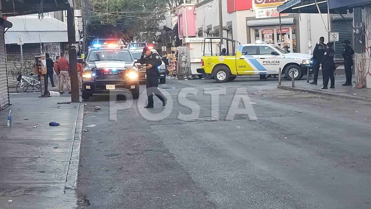 Atacan a ecuatoriano a balazos en el centro de Monterrey
