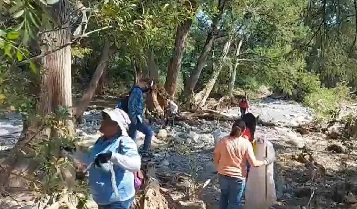 Realizan limpieza del río La Silla en Guadalupe