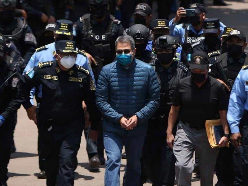 Extraditan a EU a ex presidente de Honduras Juan Orlando Hernández