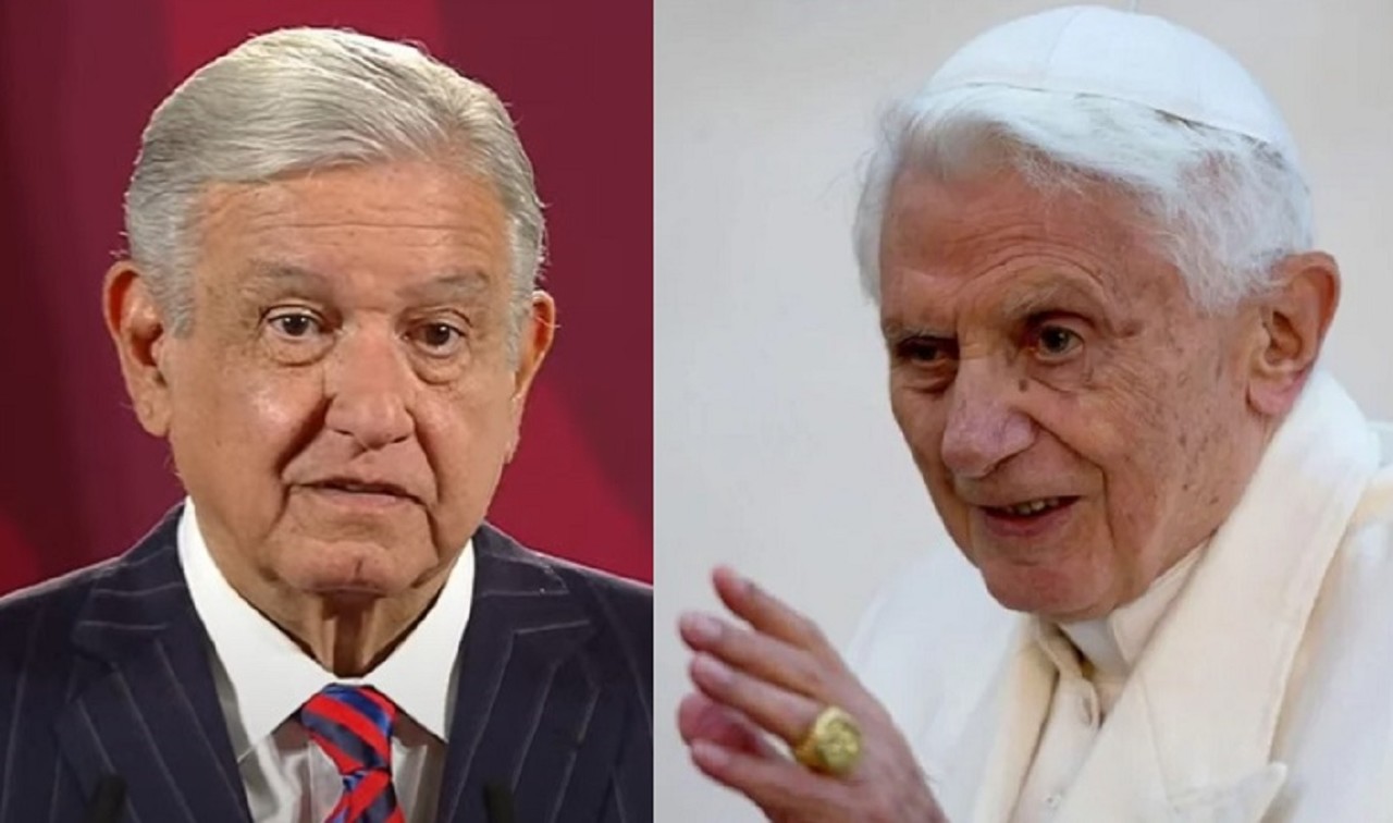 El presidente de México, Andrés Manuel López Obrador, aseguró que el Papa emérito Benedicto XVI es un teólogo de primer nivel. Foto: YouTube Andrés Manuel López Obrador / Unión EDOMEX