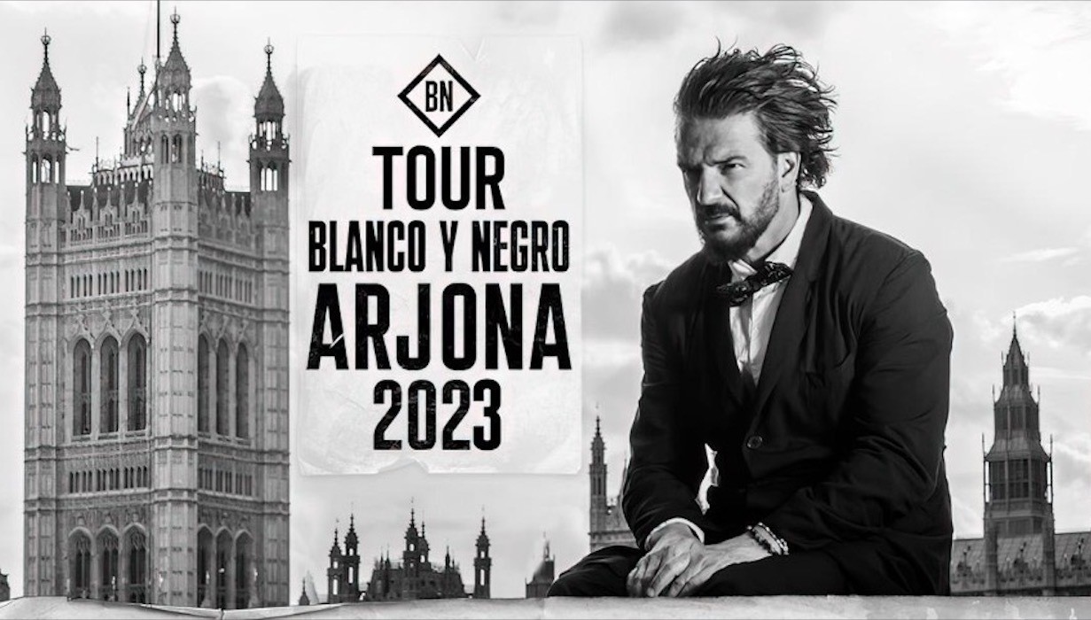 arjona tour blanco y negro 2023
