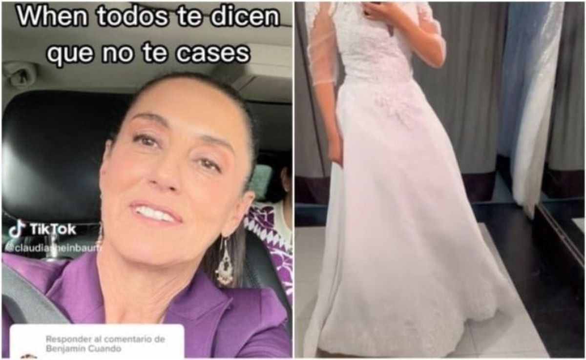 Claudia Sheinbaum busca vestido de novia en Centro Histórico de Ciudad de México