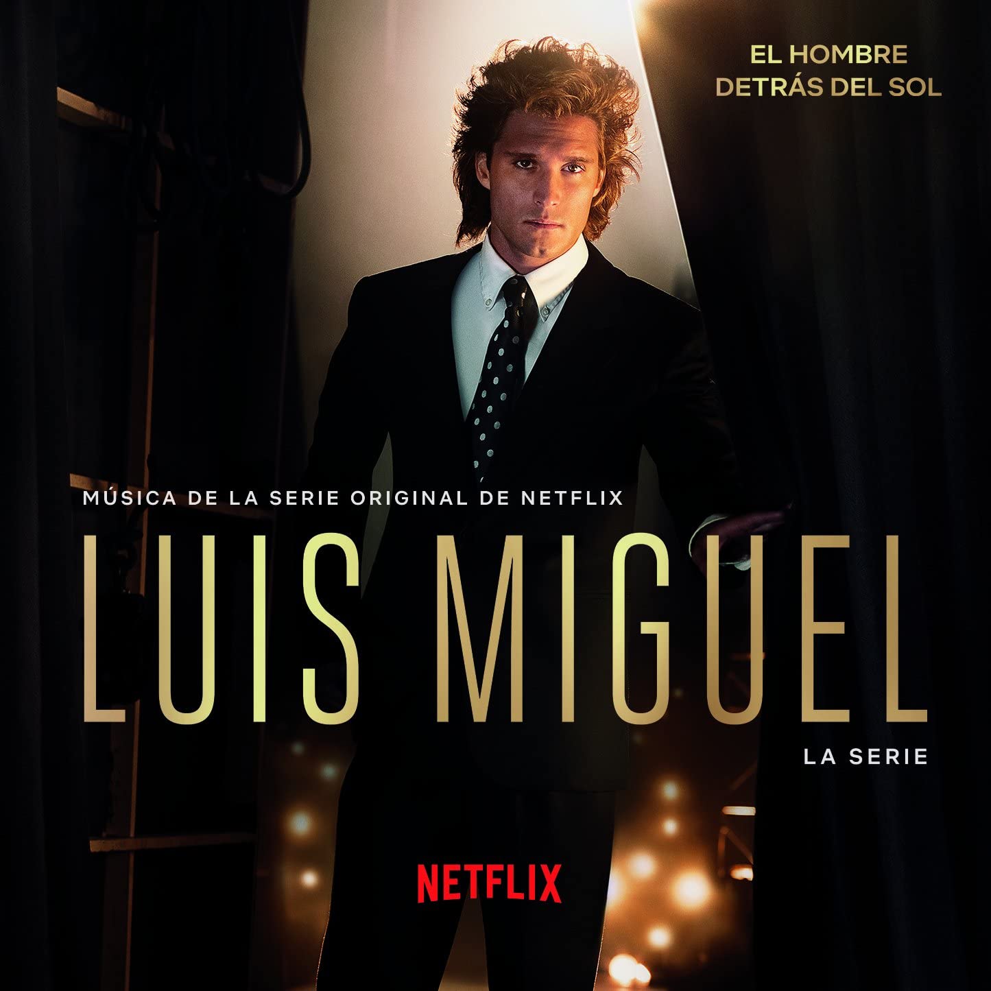 Diego Boneta fue quien dio vida a Luis Miguel en la bioserie del artista y que fue producida por Netflix. Foto. Cortesía Netflix