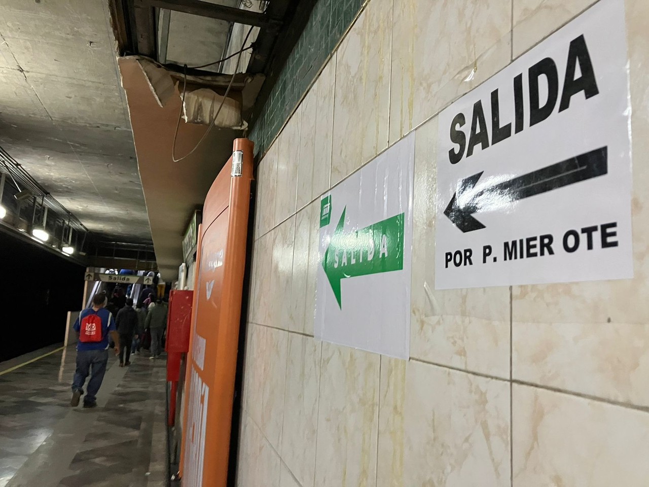 Cierran parcialmente Estación Padre Mier