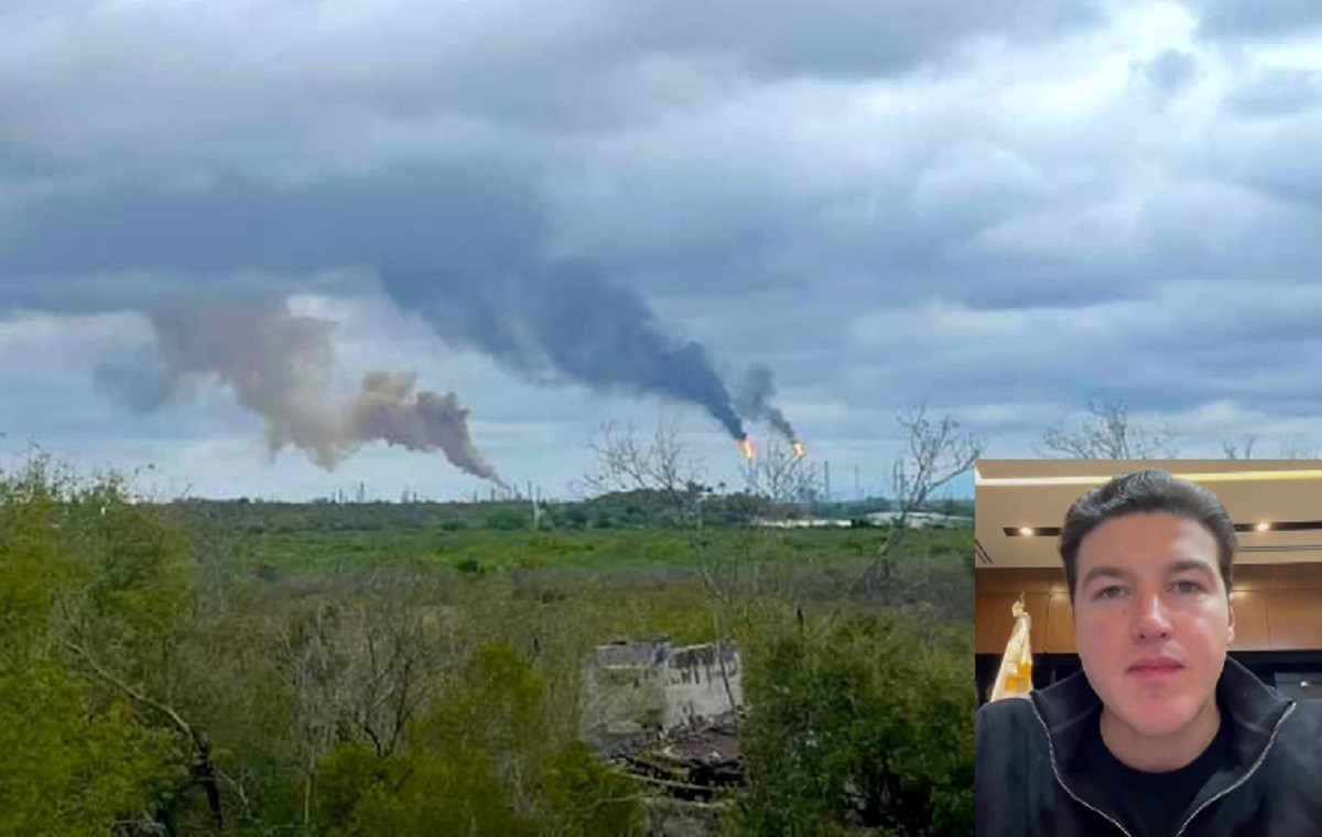 El gobernador de Nuevo León, Samuel García, informó que las emisiones de contaminantes en la refinería de Pemex en Cadereyta fue por una falla en los compresores que descontroló la operación de la planta catalítica. Foto: Gobierno de Nuevo León / Instagram