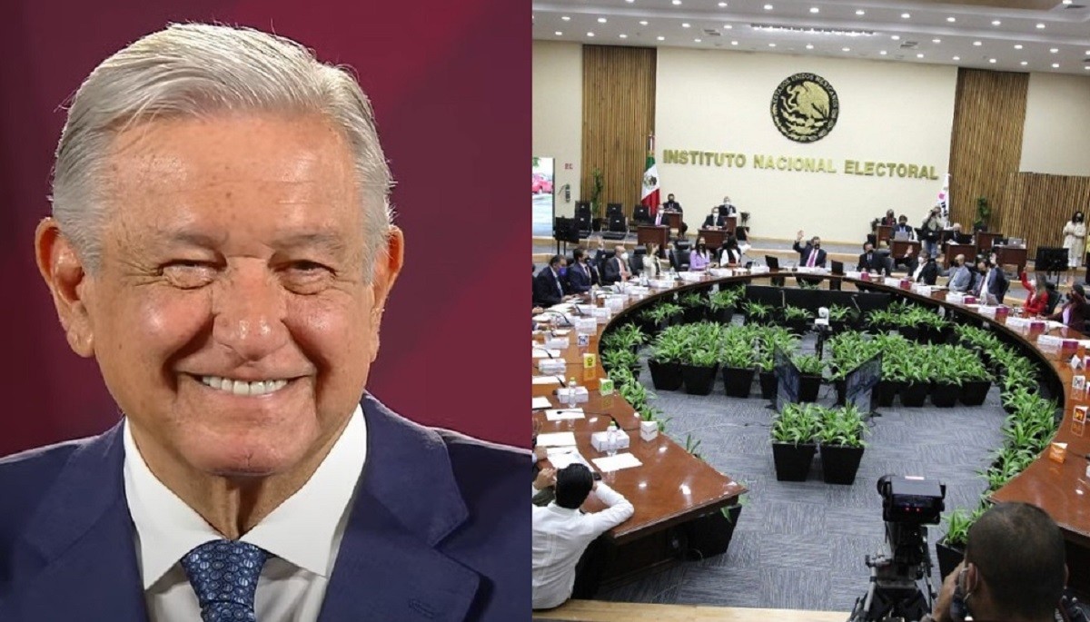 AMLO espera que los nuevos consejeros del INE sean íntegros y honestos. Foto: YouTube Andrés Manuel López Obrador / Central Electoral - INE