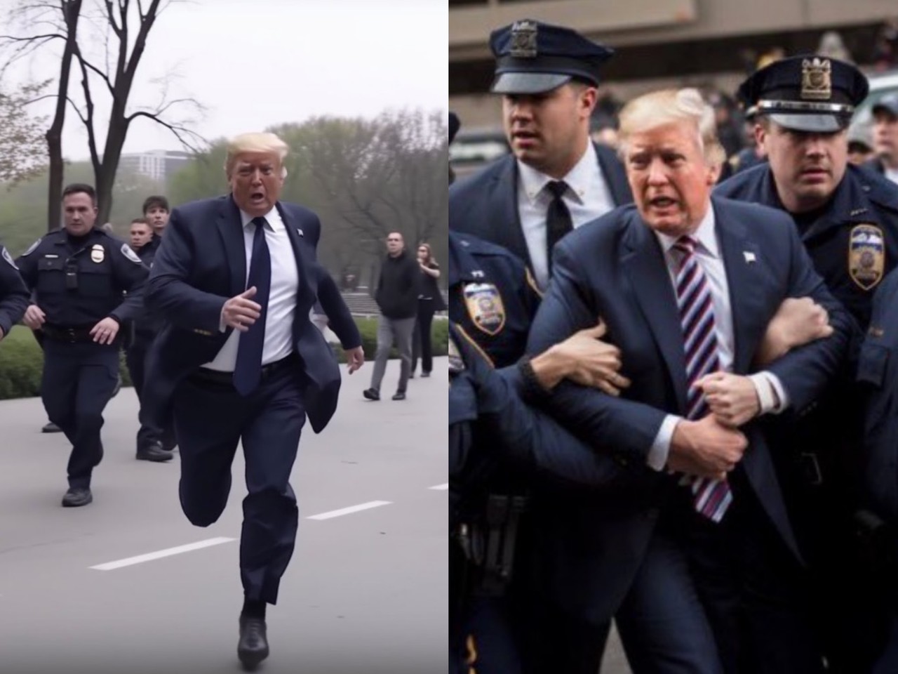 ¿ya Lo Pescaron Aparecen Fotos De Supuesta Detención De Donald Trump Posta Nuevo Leónemk 1338