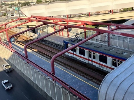 Construcción de la Línea 6 del metro va avanzando. Foto. Carolina León