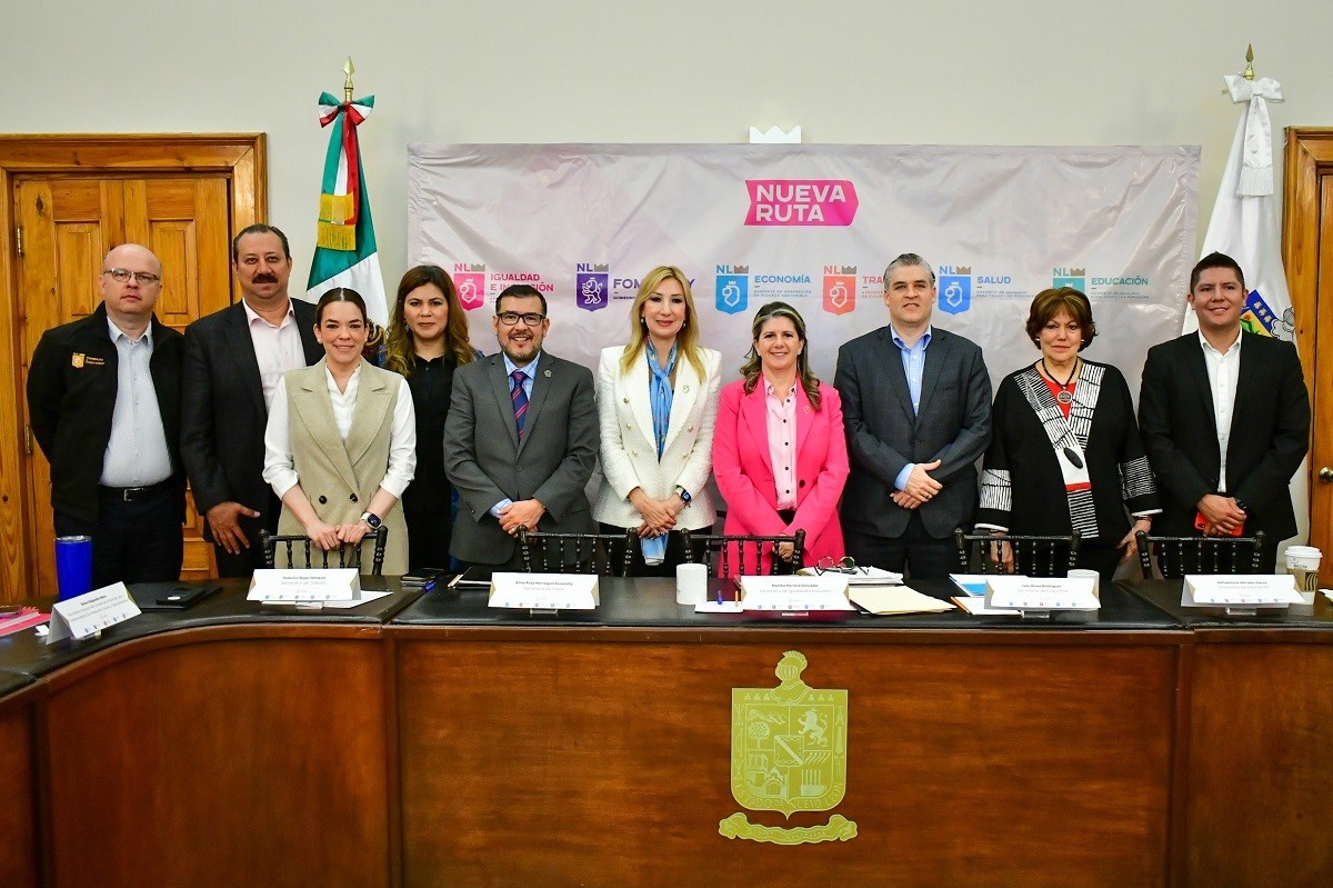 La primera sesión del Comité de Red de Vías de la 'Nueva Ruta; Incluir para Ser Iguales' contó con la participación de distintos integrantes del gabinete estatal. Foto: Secretaría de Igualdad e Inclusión de Nuevo León