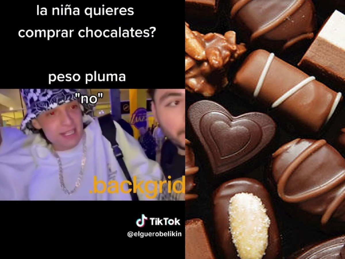 El cantante Peso Pluma generó polémica al rechazar a una niña que le vendía chocolates en Los Angeles, California. Foto: TikTok elguerobelikin / Cursos online