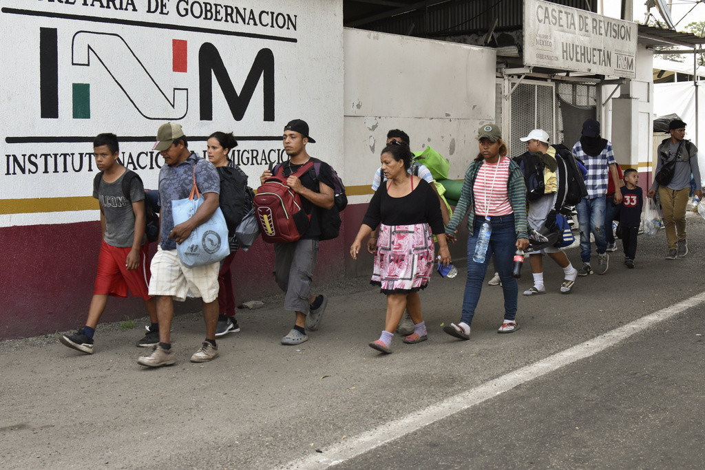 México permisos de 45 días a caravana migrante POSTA Nuevo León