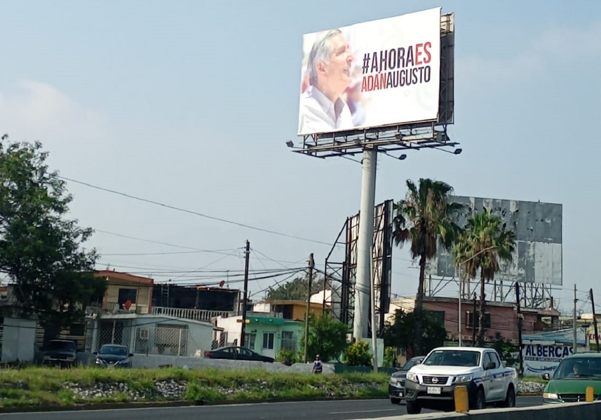 ¡rumbo Al 2024 Aparece Adán Augusto En Panorámico De Avenida Fidel Velázquez Posta Nuevo León 3253