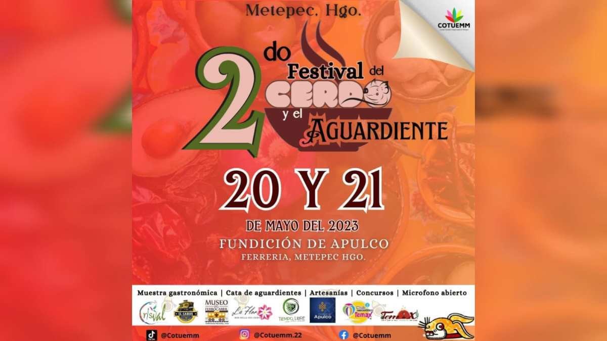 Todo listo para el Festival del Cerdo y el Aguardente en Metepec