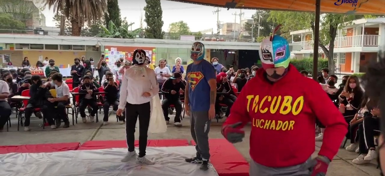 “El Tacubo”, un superhéroe universitario que lucha contra el bullying. Foto: Captura de pantalla