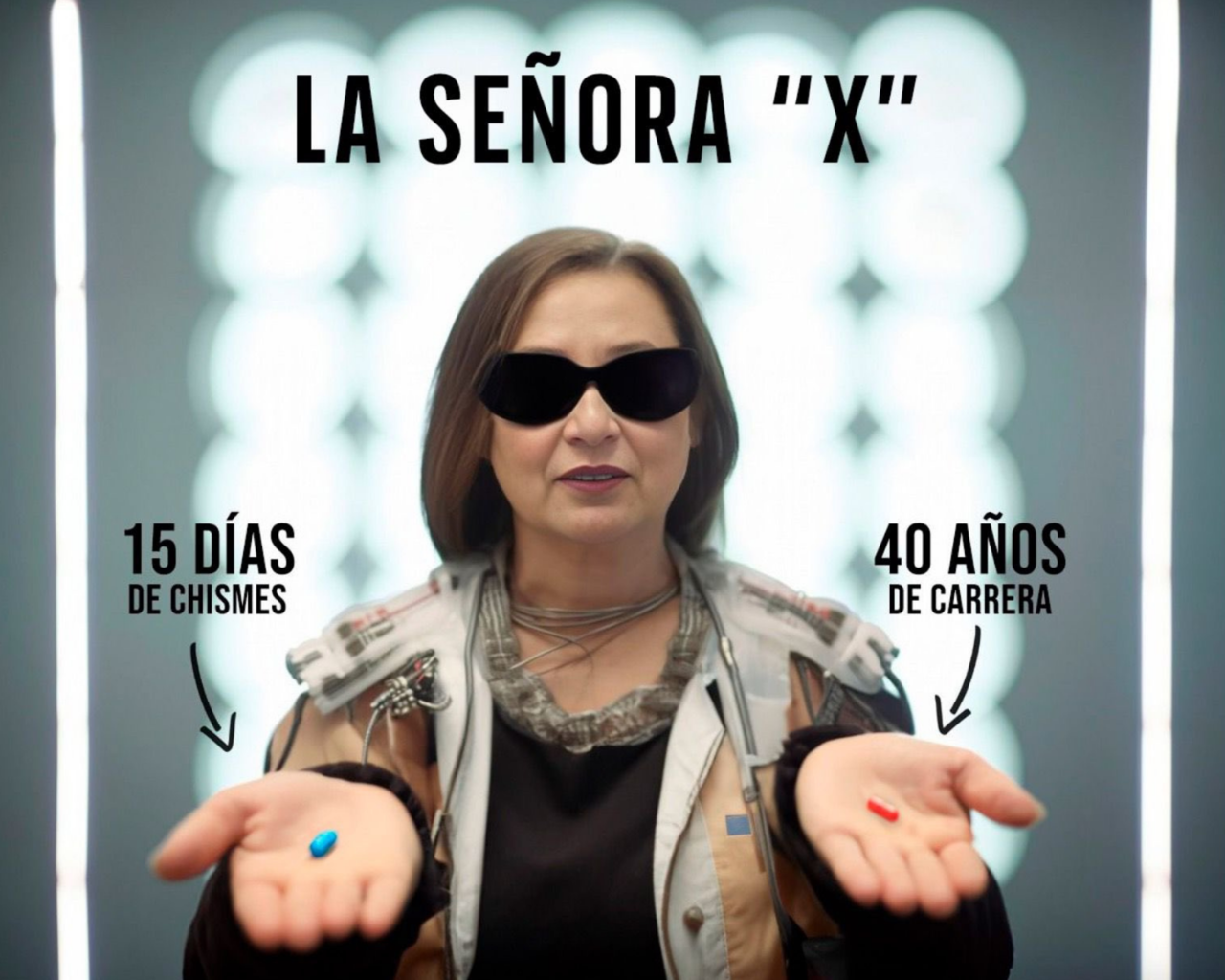 Xóchitl responde a Vilchis: : '40 años de carrera vs. 15 días de chismes' Foto: @XochitlGalvez