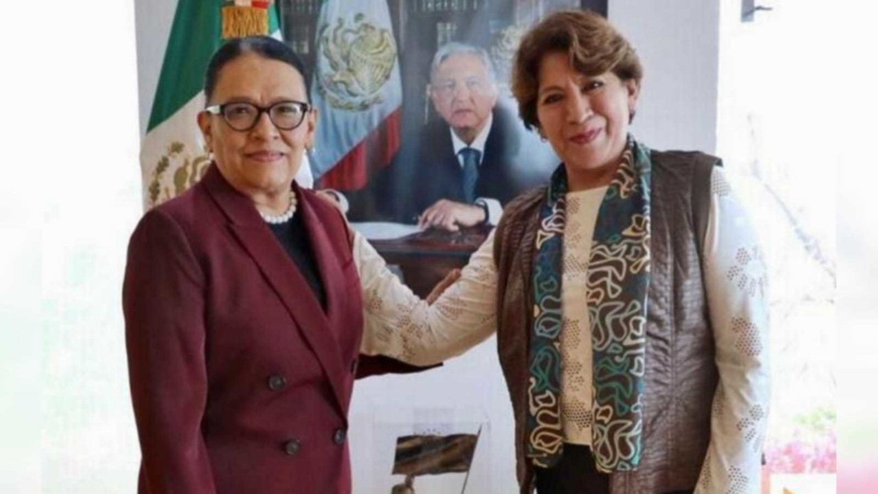 Delfina Gómez aseguró que la seguridad es uno de los temas prioritarios en el Estado de México, por lo que continuará robusteciendo su Plan de Gobierno a fin de garantizar la paz y la tranquilidad de los mexiquenses. Foto: Cortesía