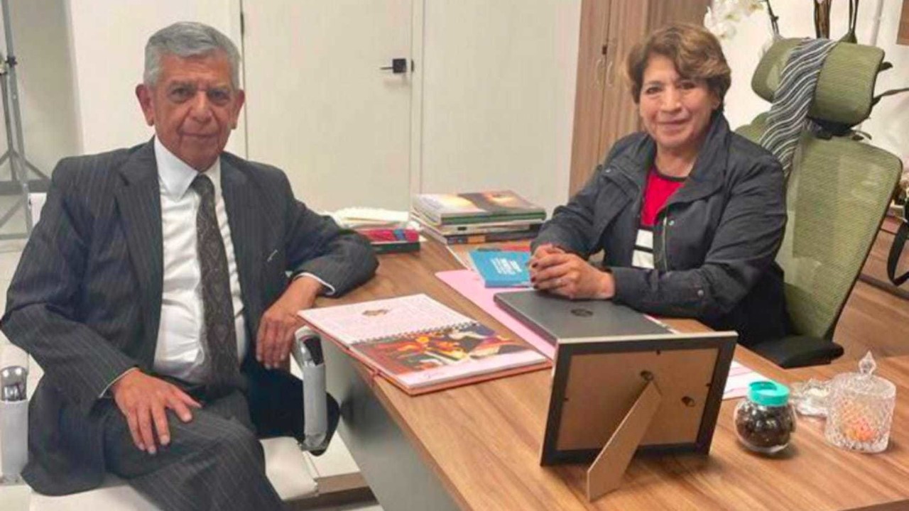 Delfina Gómez se reunió con Roberto Salcedo Aquino, titular de la Secretaría de la Función Pública, el tema fue la transparencia. Foto: Cortesía