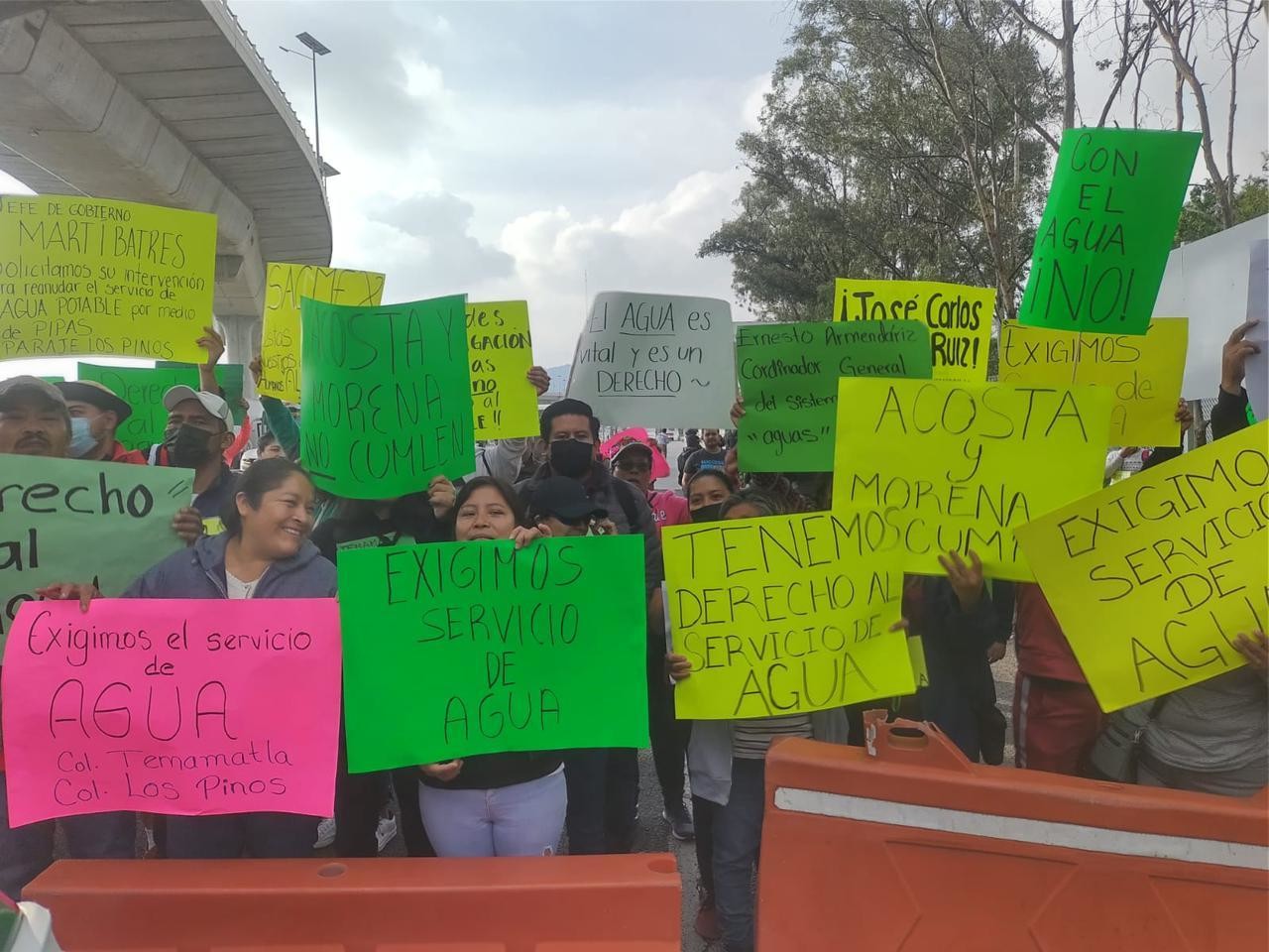 Bloquean La México Cuernavaca Por Falta De Agua En Temamatla Y Los Pinos Posta Ciudad De México 9712