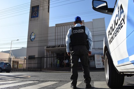 Operativo de seguridad y vialidad en festividad religiosa a San Judas Tadeo en Monterrey