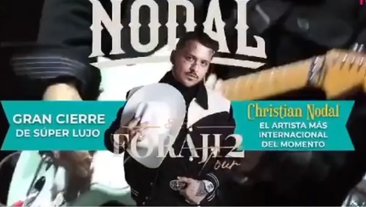 Cristian Nodal cerrará la Feria y el Festival del Alfeñique el 24 de octubre en la Alameda 2000 en Toluca. Foto: Captura de pantalla