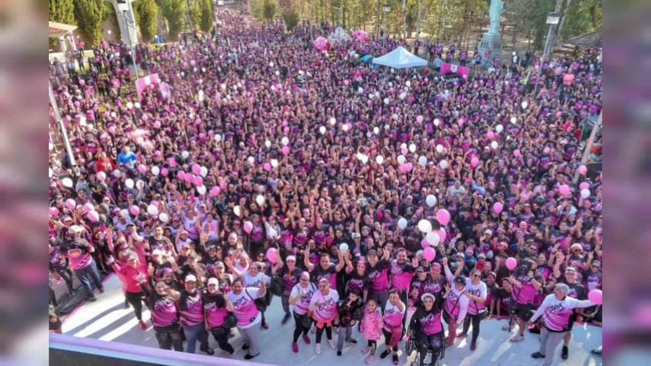 La Marea Rosa 5k 2023 tiene como intención el que dentro de la Ruta de la Salud exista una unidad móvil especializada en la prevención al cáncer de mama. Foto: Facebook Esteban Villegas Villarreal.