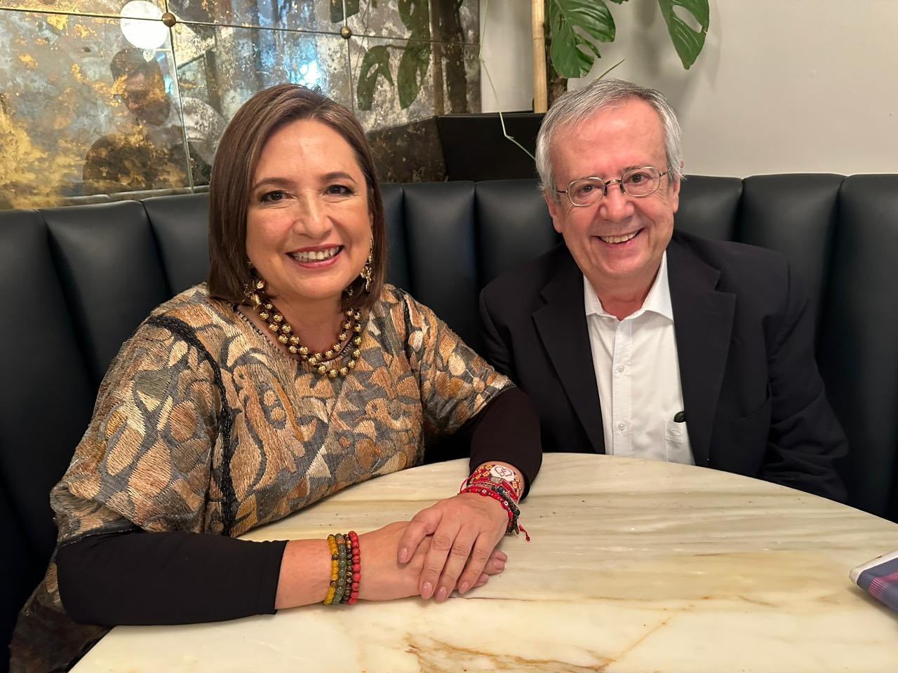 Xóchitl Gálvez suma a Carlos Urzúa al Frente Amplio por México. Foto: @XochitlGalvez