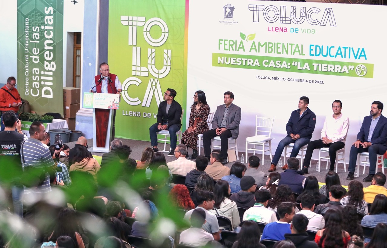 Casa de las Diligencias, sede de la Feria Ambiental Educativa 'La Tierra es Nuestra Casa'. Crédito: Gobierno de Toluca.