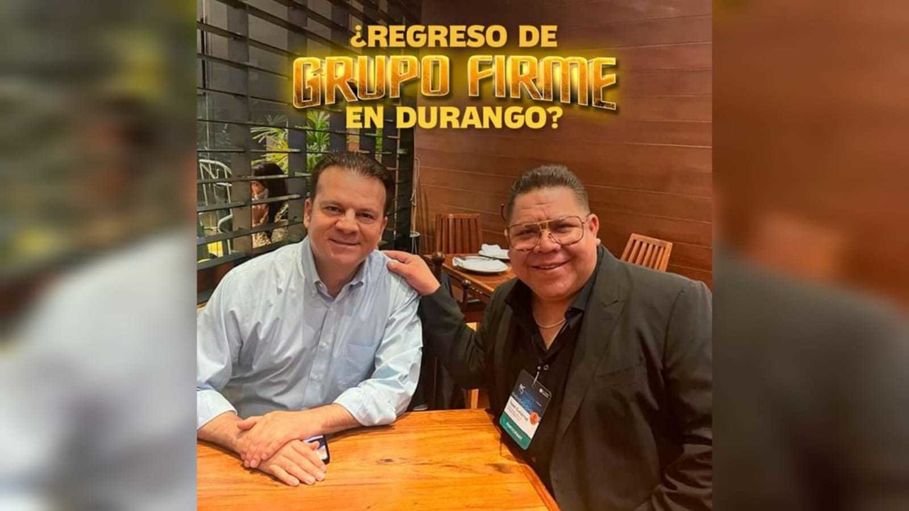 Esteban Villegas conversó con Isael Gutiérrez ofreciendo a Durango como estado sede para el regreso a los escenarios de Grupo Firme. Foto: Facebook Esteban Villegas Villarreal.