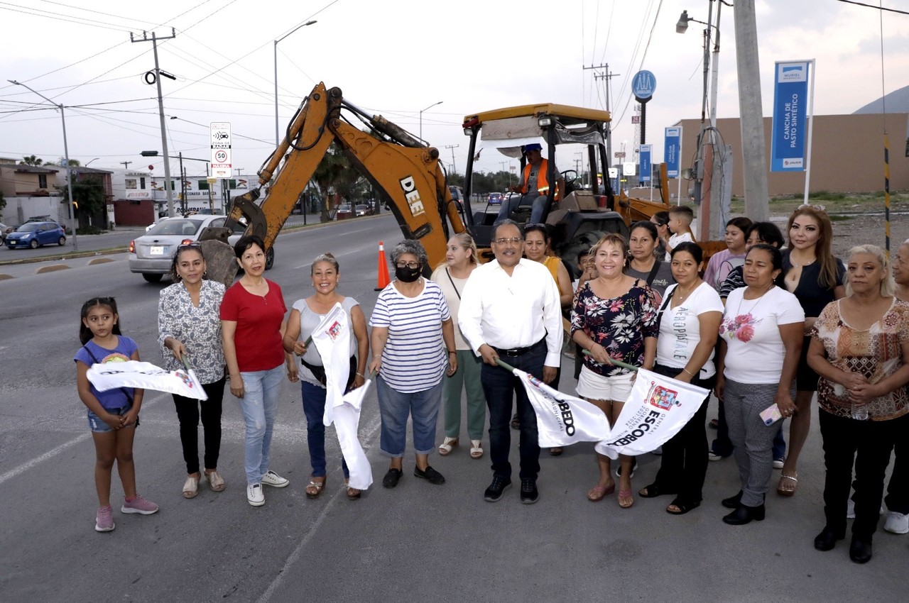 Arranca alcalde Mijes transformación integral de avenida Acueducto en Escobedo