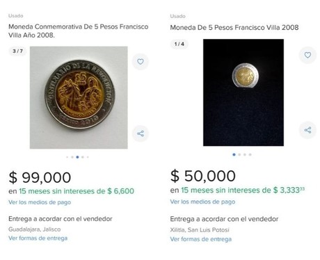 Venden moneda conmemorativa de Pancho Villa en 200 mil pesos