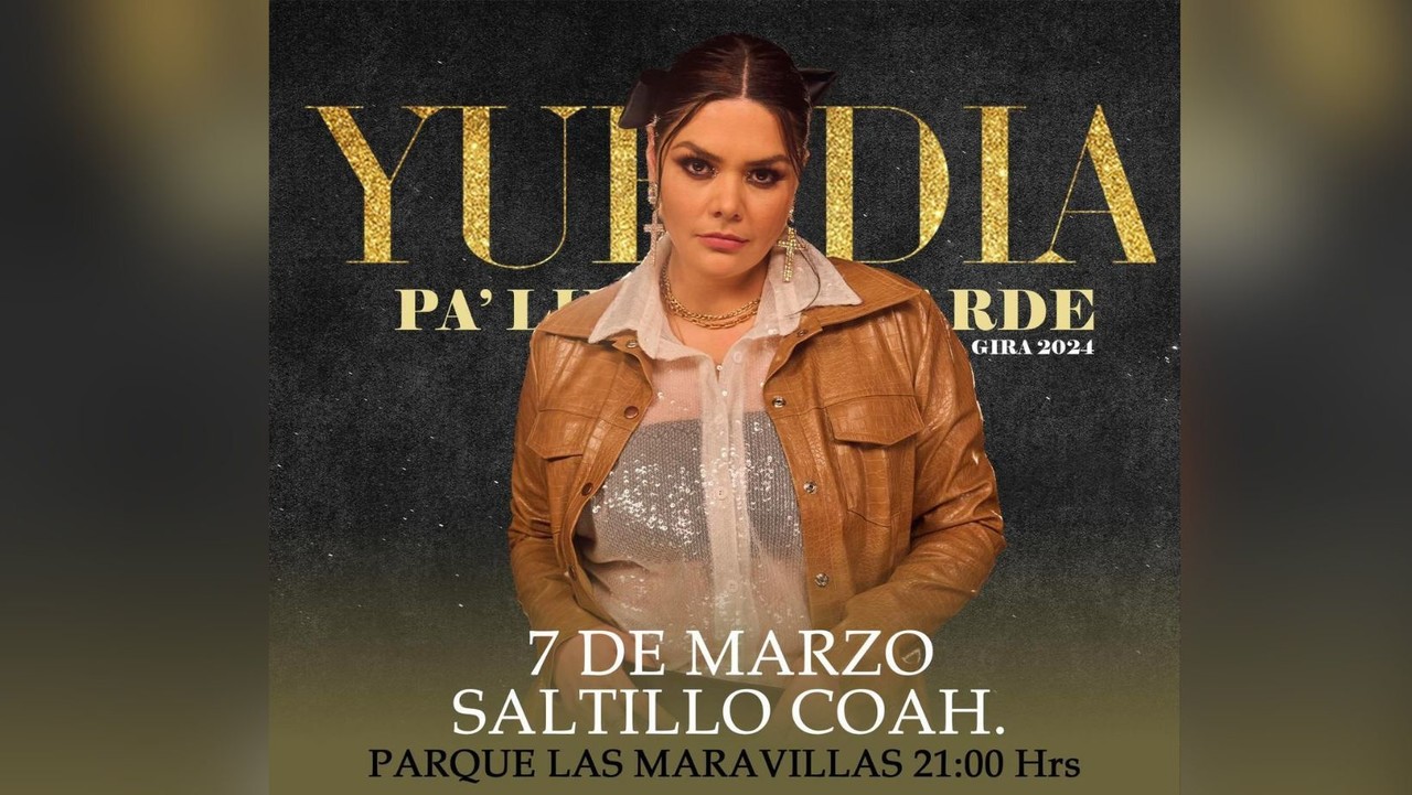 Yuridia estará en el Auditorio Parque Las Maravillas. (Fotografía: 4.40 Conciertos)