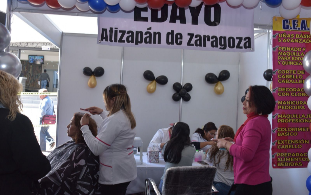 Cuarta Feria del Empleo en Atizapán de Zaragoza. Imagen: Cortesía.