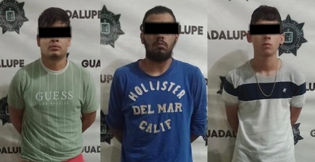 Detienen a tres hombres con cocaína y marihuana en Guadalupe