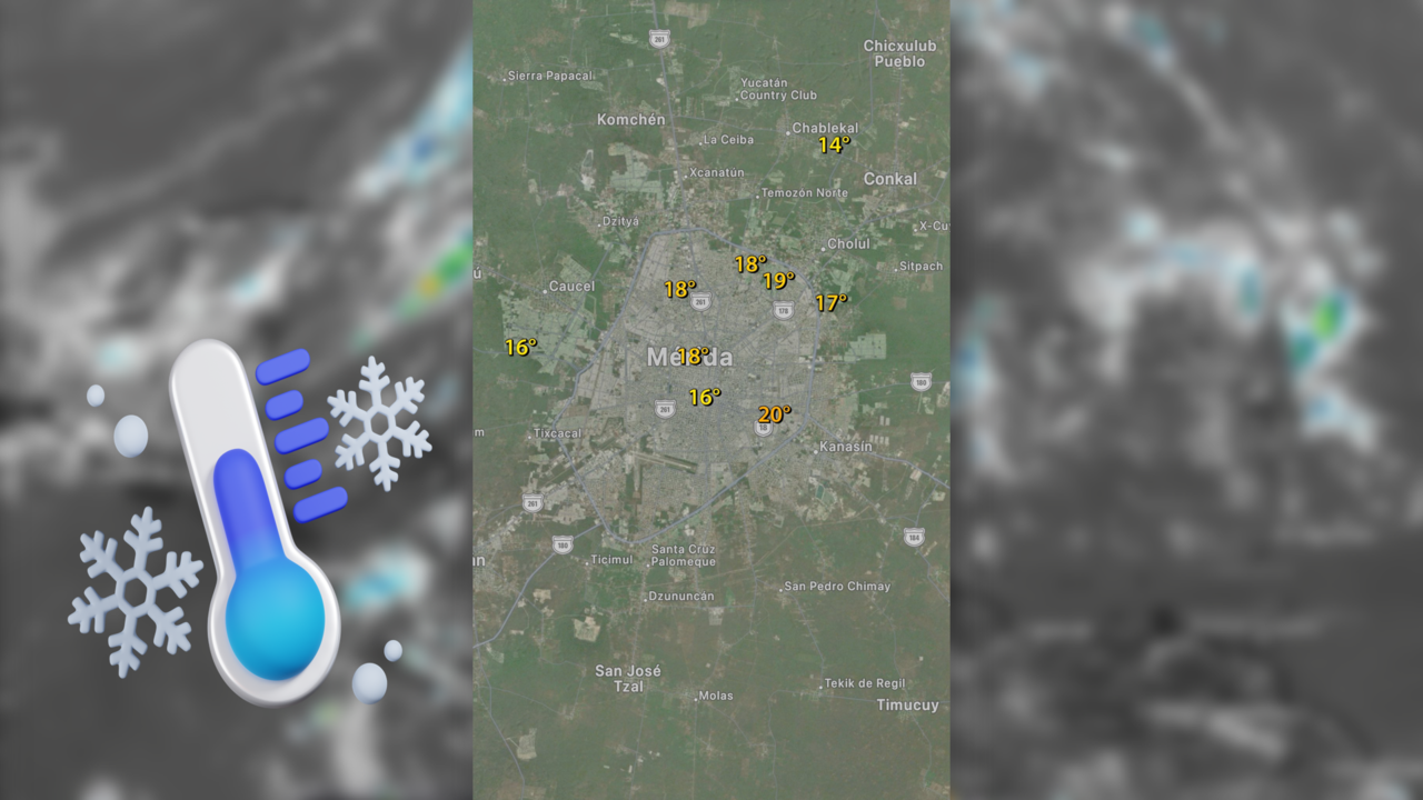 Algunos municipios como Maxcanú se registraron temperaturas de hasta 9.6 °C Foto: Ilustrativa