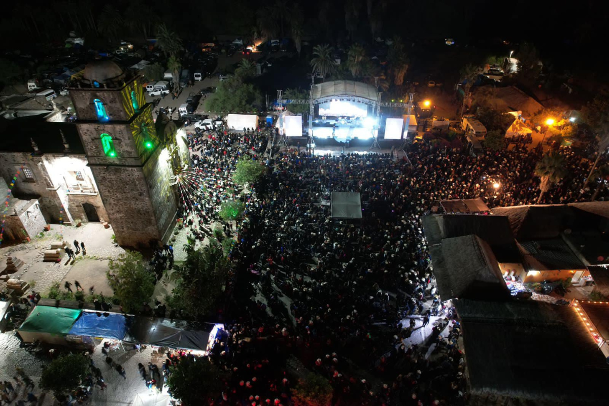 Cierran con gran afluencia las Fiestas Patronales de San Javier en Loreto. Foto: Facebook Paola M. Cota Davis