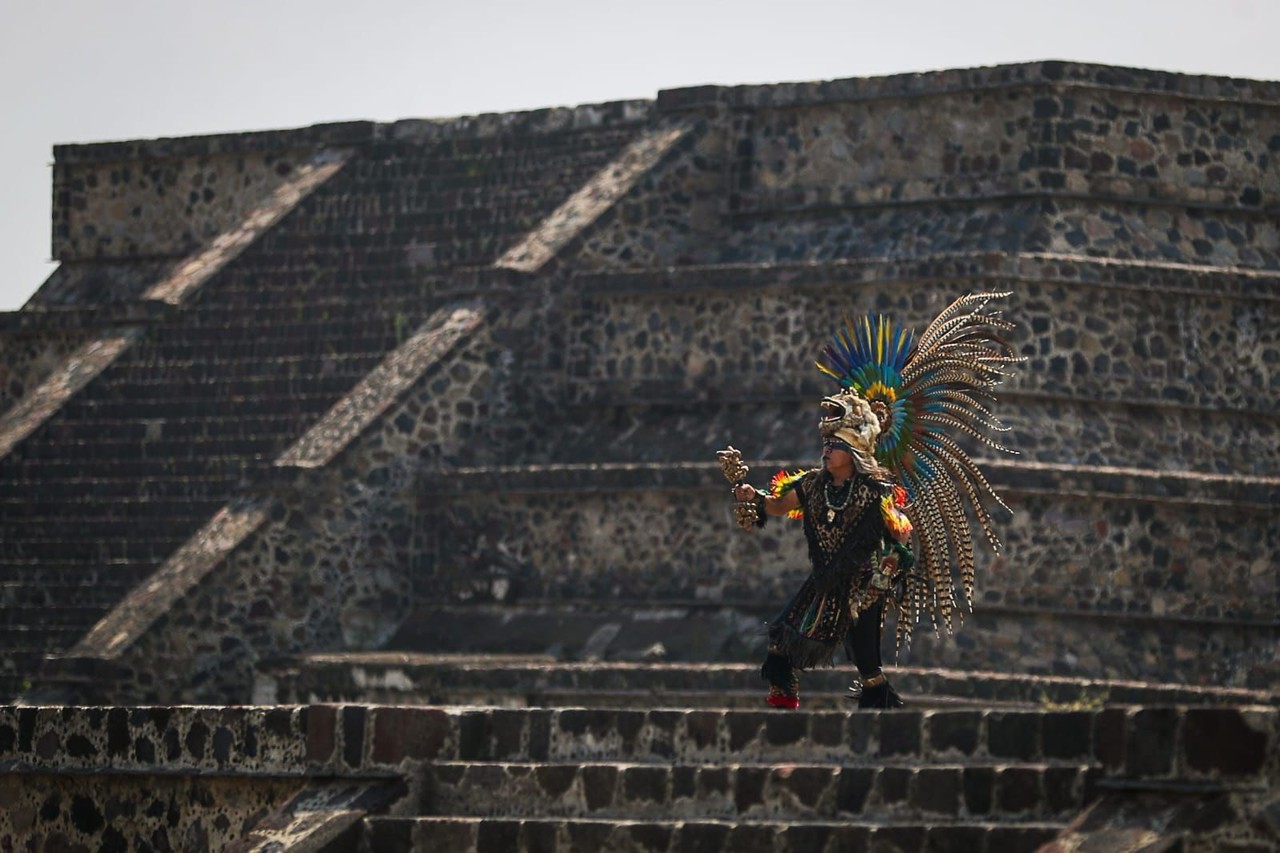 Las pirámides de Teotihuacán cumplen 63 años de ser declarados patrimonio cultural de la humanidad. Foto: Gobierno de Edomex