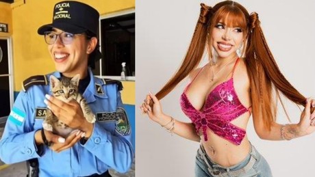 ¡Trakaaa! Policía hondureña se parece a Yeri Mua y se viraliza