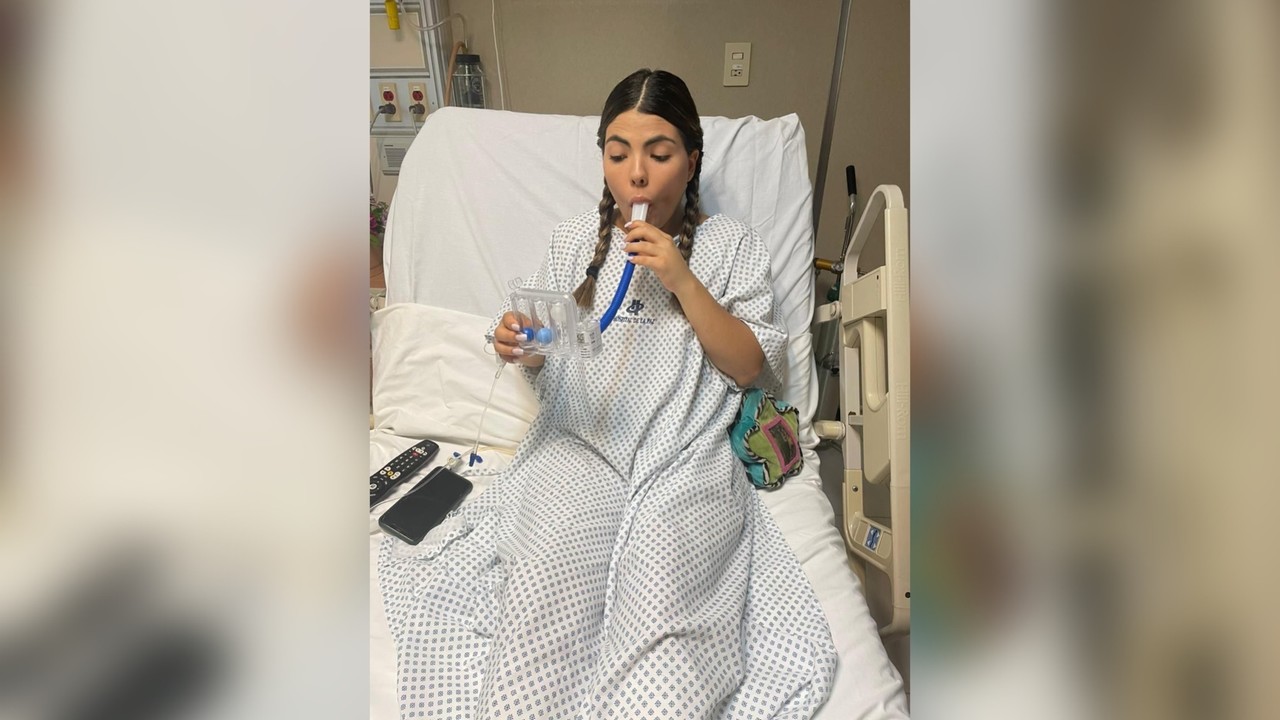 Viviane sobrevivió al uso del Vape, hoy  su objetivo de vida es el concientizar sobre el uso de este aparato. Foto: Aida Campos.